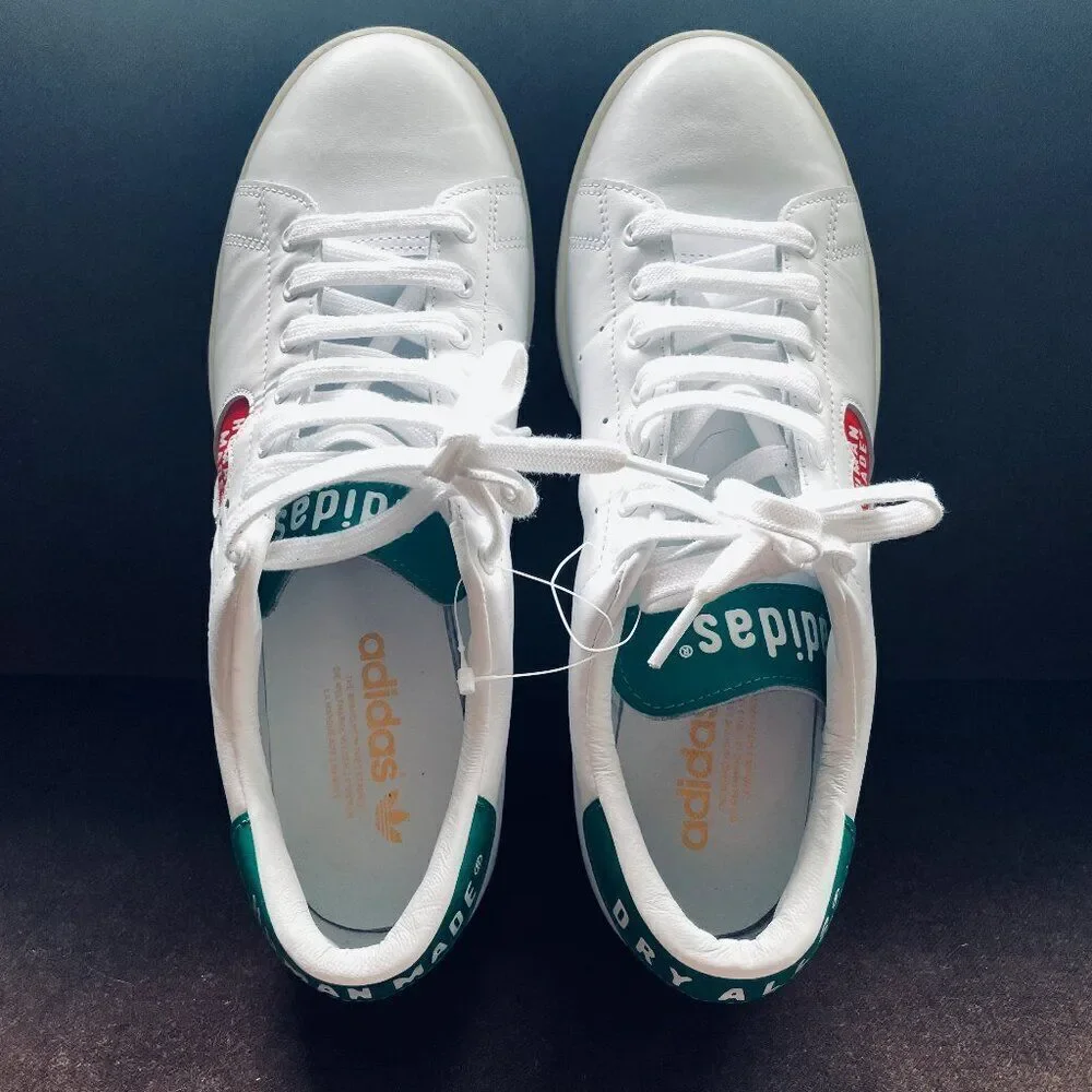 Adidas Stan Smith Human Made Athletic Tennis Shoe White Trainer Mens 9.5 RARE SZ